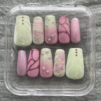 Faerie Court Inspired Press On Nails