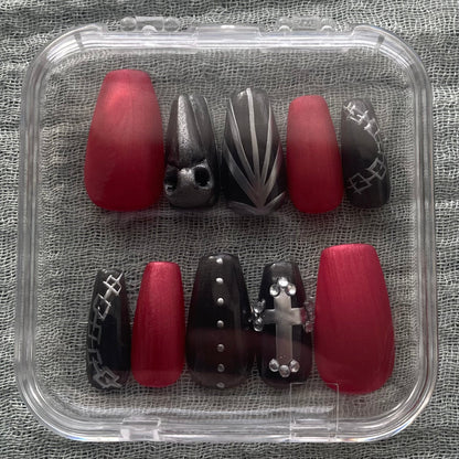 Pentakill Sona Inspired Press On Nails